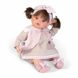 Antonio Juan 16382 Beni Tears Doll 42cm with Vest