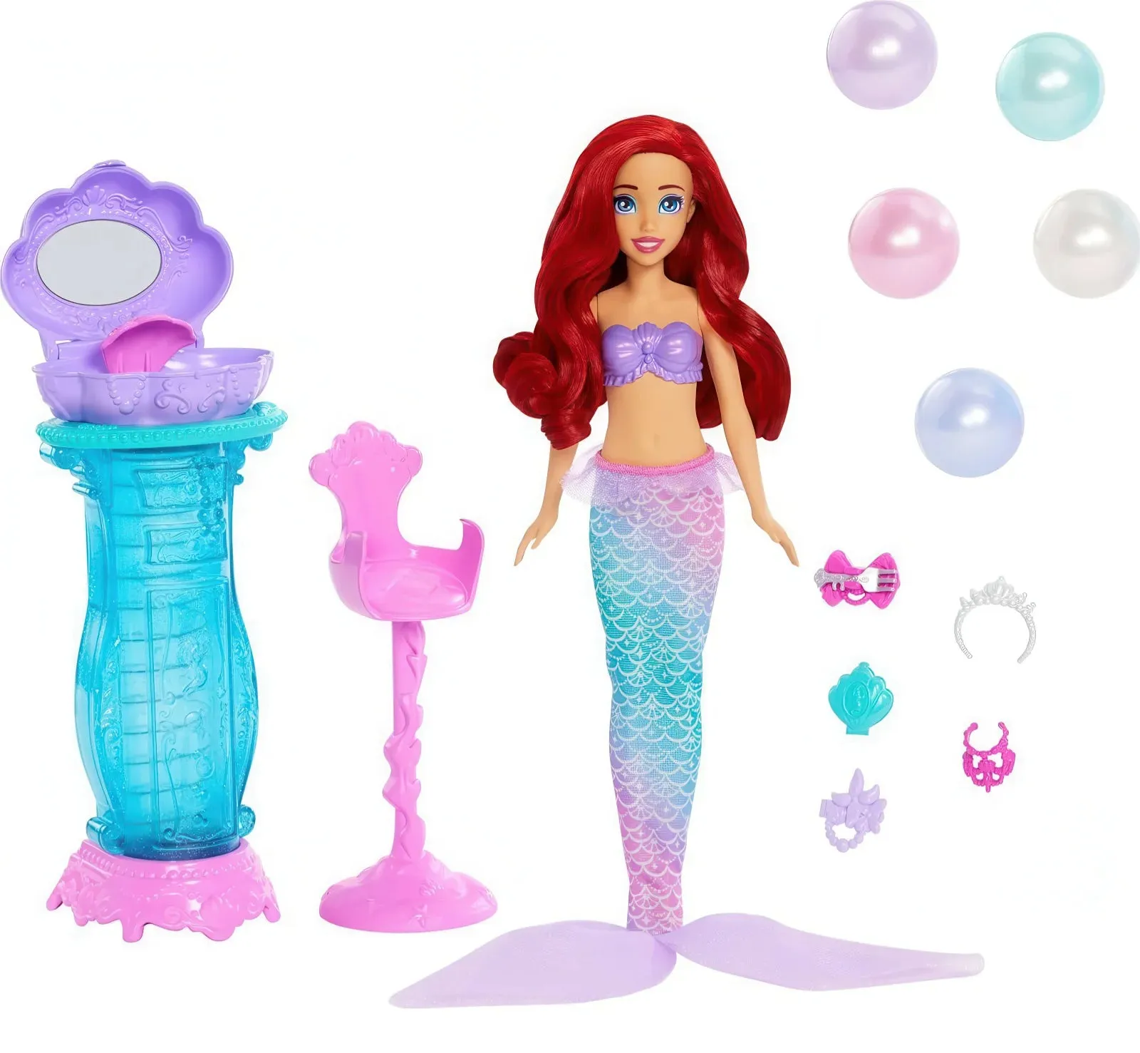 Ariel Vanity Pop Mermaid Fashion Doll & Vanity