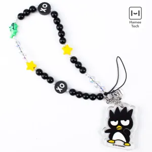Badtz-maru Beaded Charm Mobile Phone Wrist Strap SANRIO