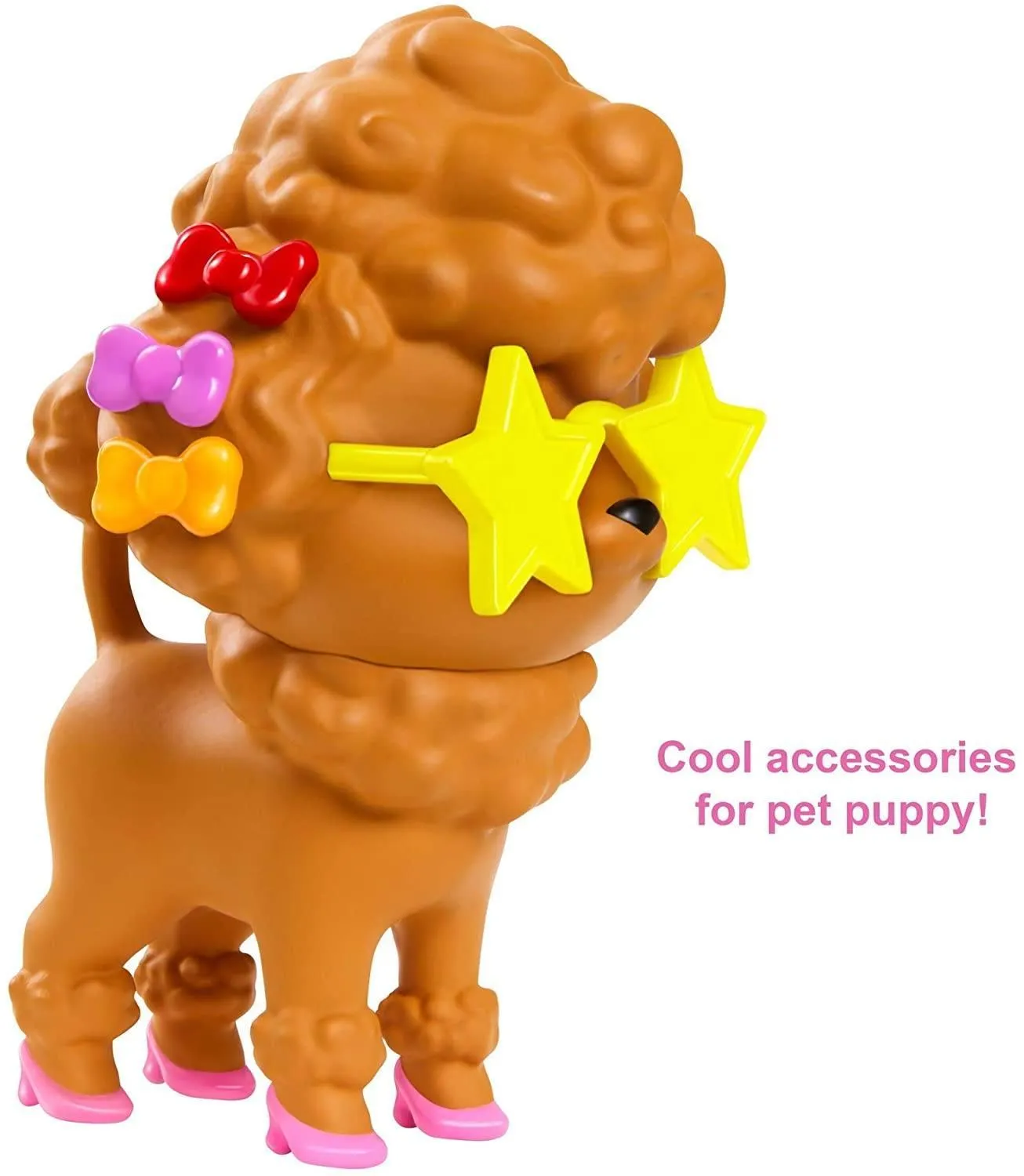 Barbie Extra Doll  #1 in Rainbow Coat with Pet Poodle