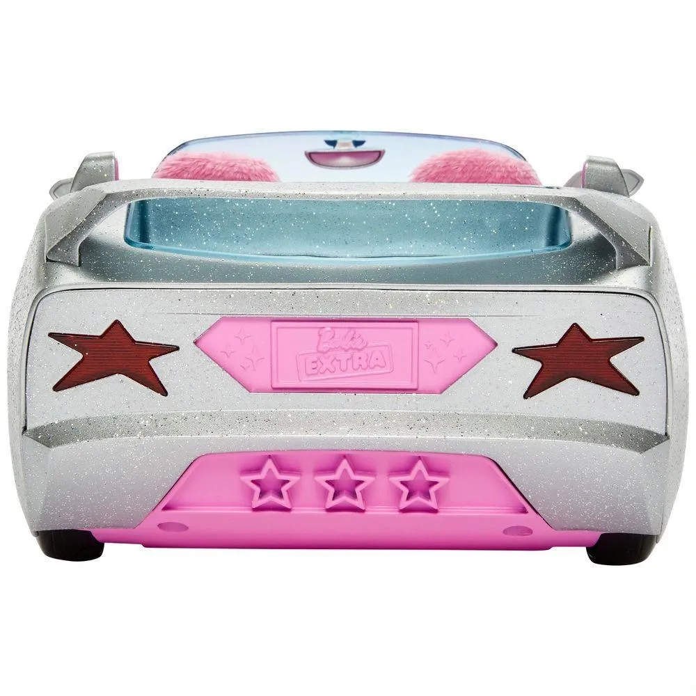 Barbie Extra Silver Car with Pet Puppy & Accessories