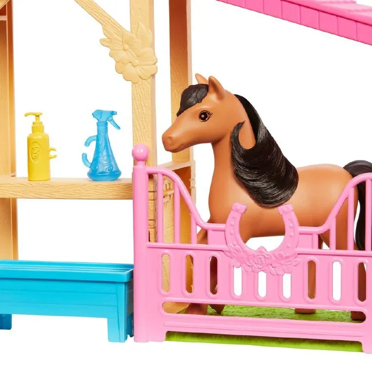 Barbie The Great Horse Chase Renee's Horse Nuturing Playset