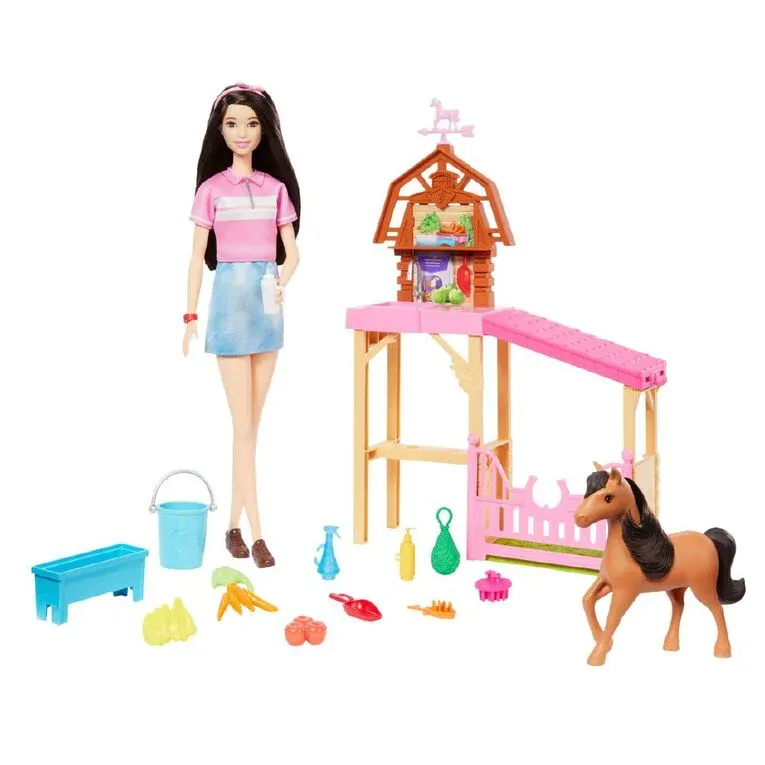 Barbie The Great Horse Chase Renee's Horse Nuturing Playset