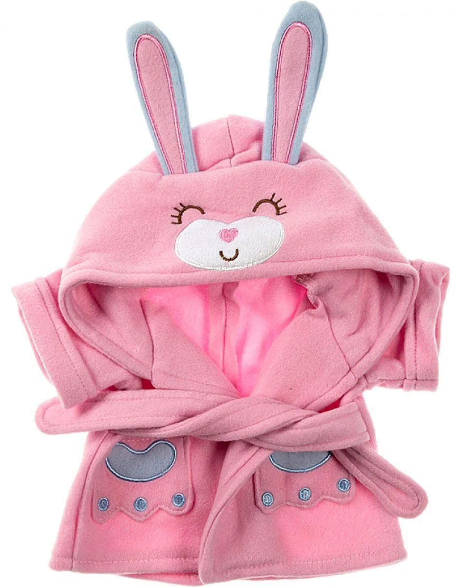 Be My Bear 20136 Bunny Bathrobe Pink for doll 40cm