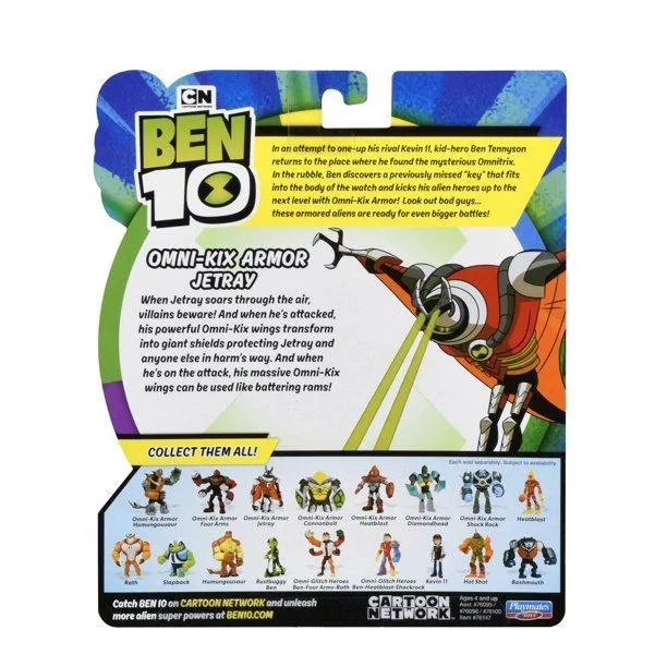 Ben 10 Action Figure - Jetray