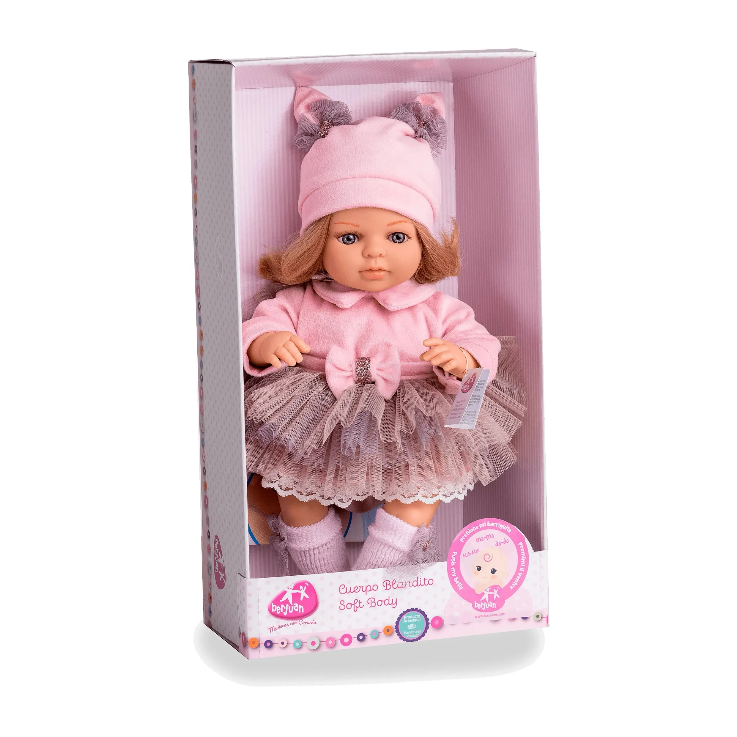 Berjuan 1073 Laura Doll Pink 40cm