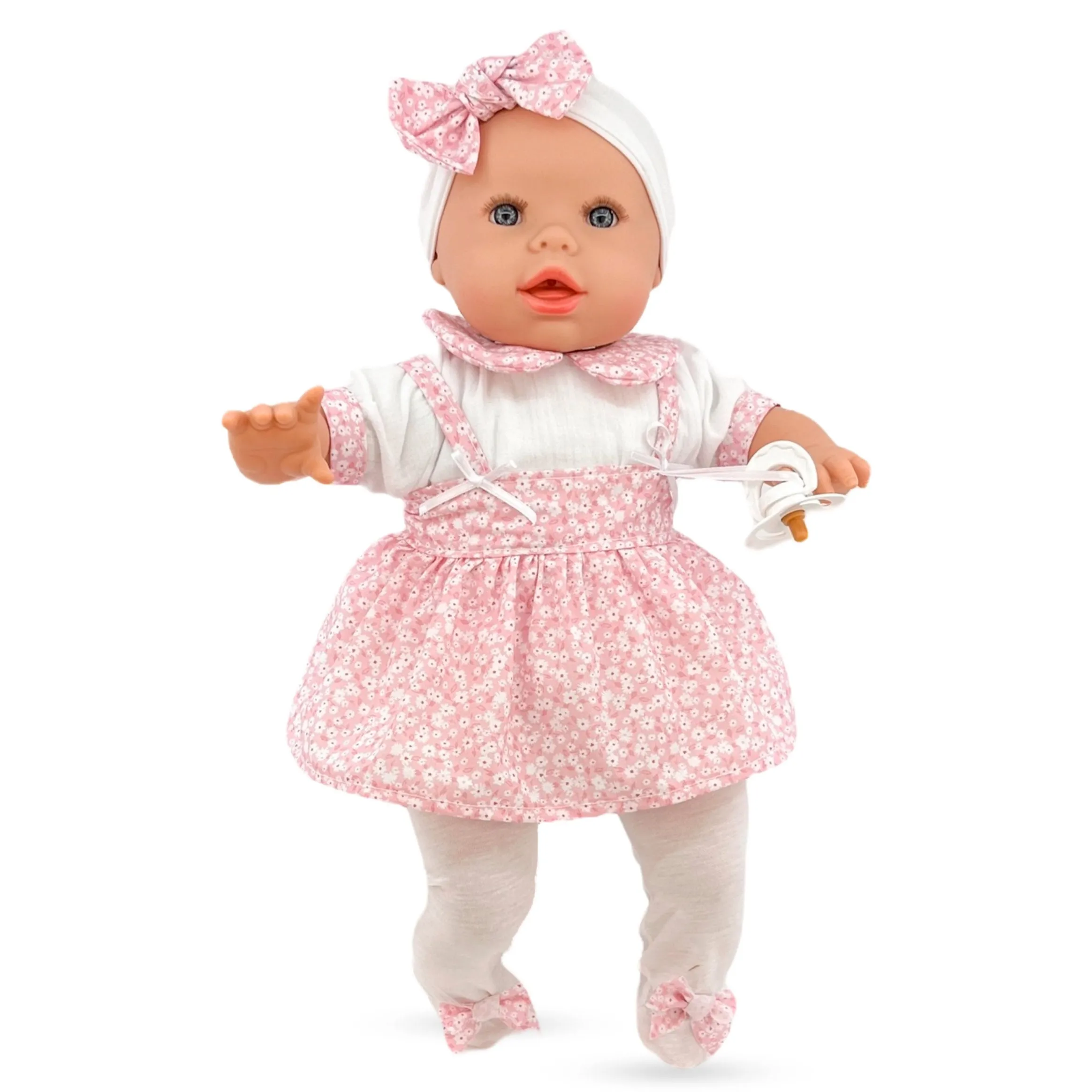 Berjuan 6026 Baby Llorn Doll 50cm Crybaby Pink Flowers