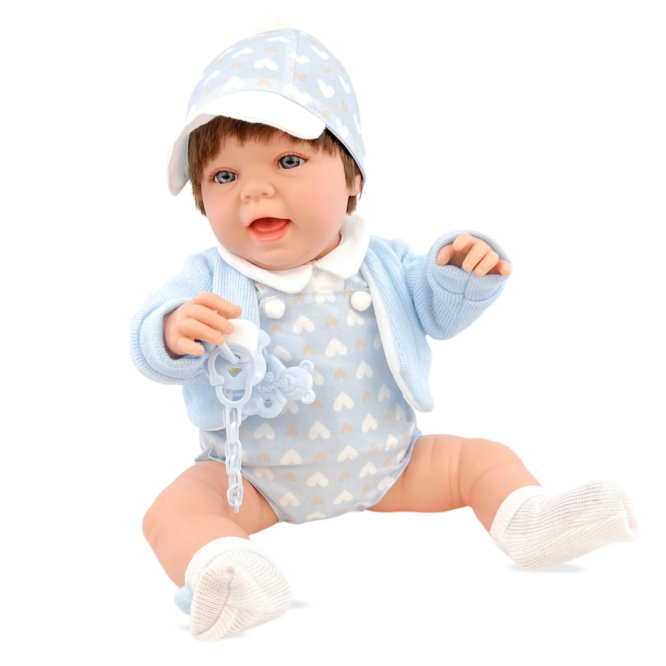 Berjuan Baby Sweet Nino Blue Cap Doll 50cm