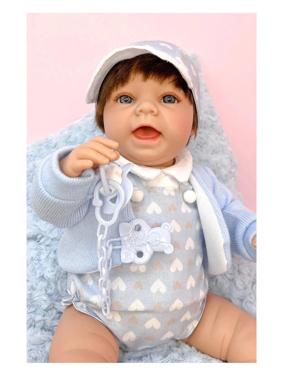 Berjuan Baby Sweet Nino Blue Cap Doll 50cm