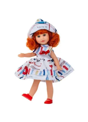 Berjuan Doll 1014 Irene Redhead Wardrobe & Dress 22 cm Pink
