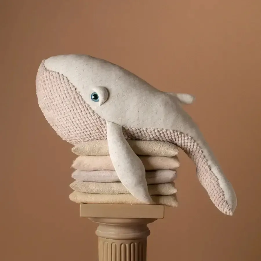 BigStuffed The Big Whale Albino Stuffed animal Odin Parker