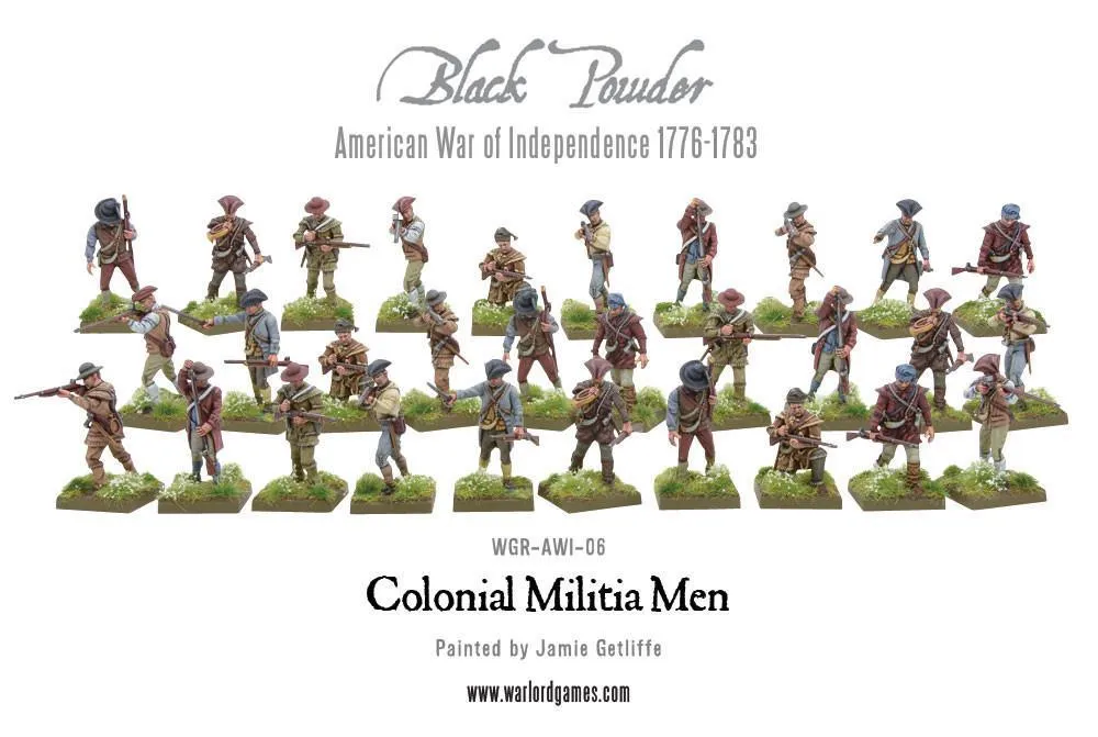 Black Powder - American War of Independence - Colonial Militia Men
