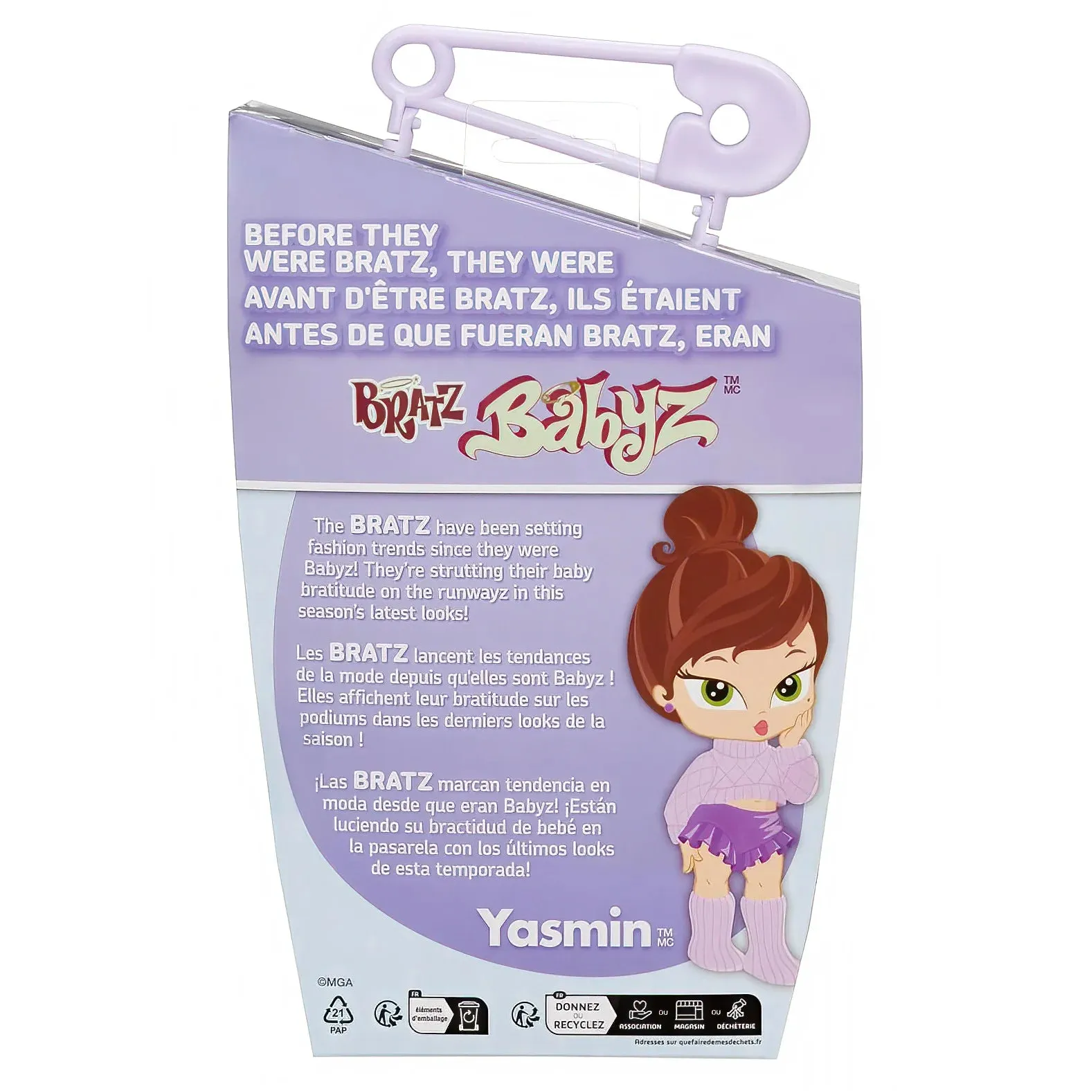 Bratz Babyz Runwayz Doll 20cm - Yasmin