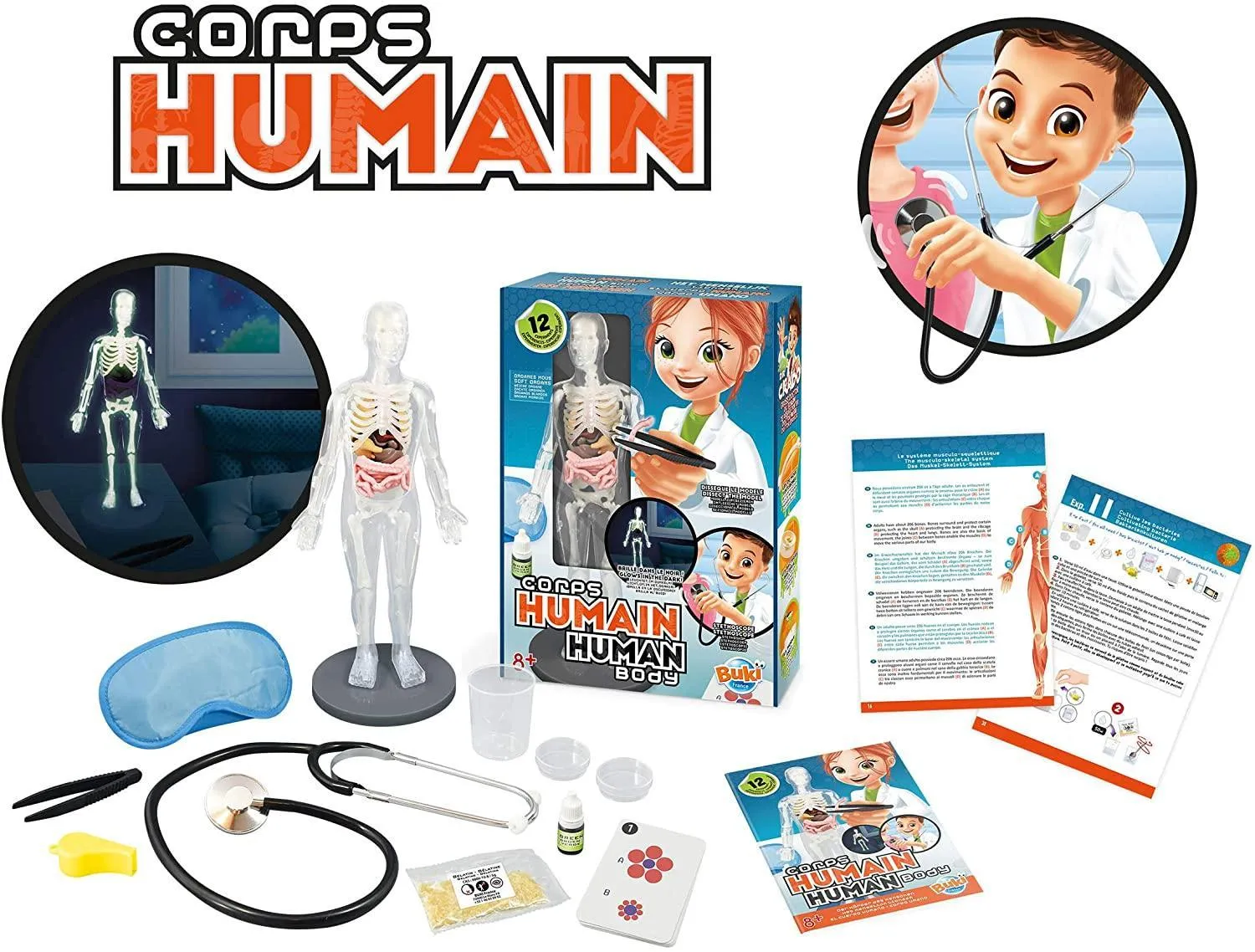 BUKI France 2163 Human Body Science Playset