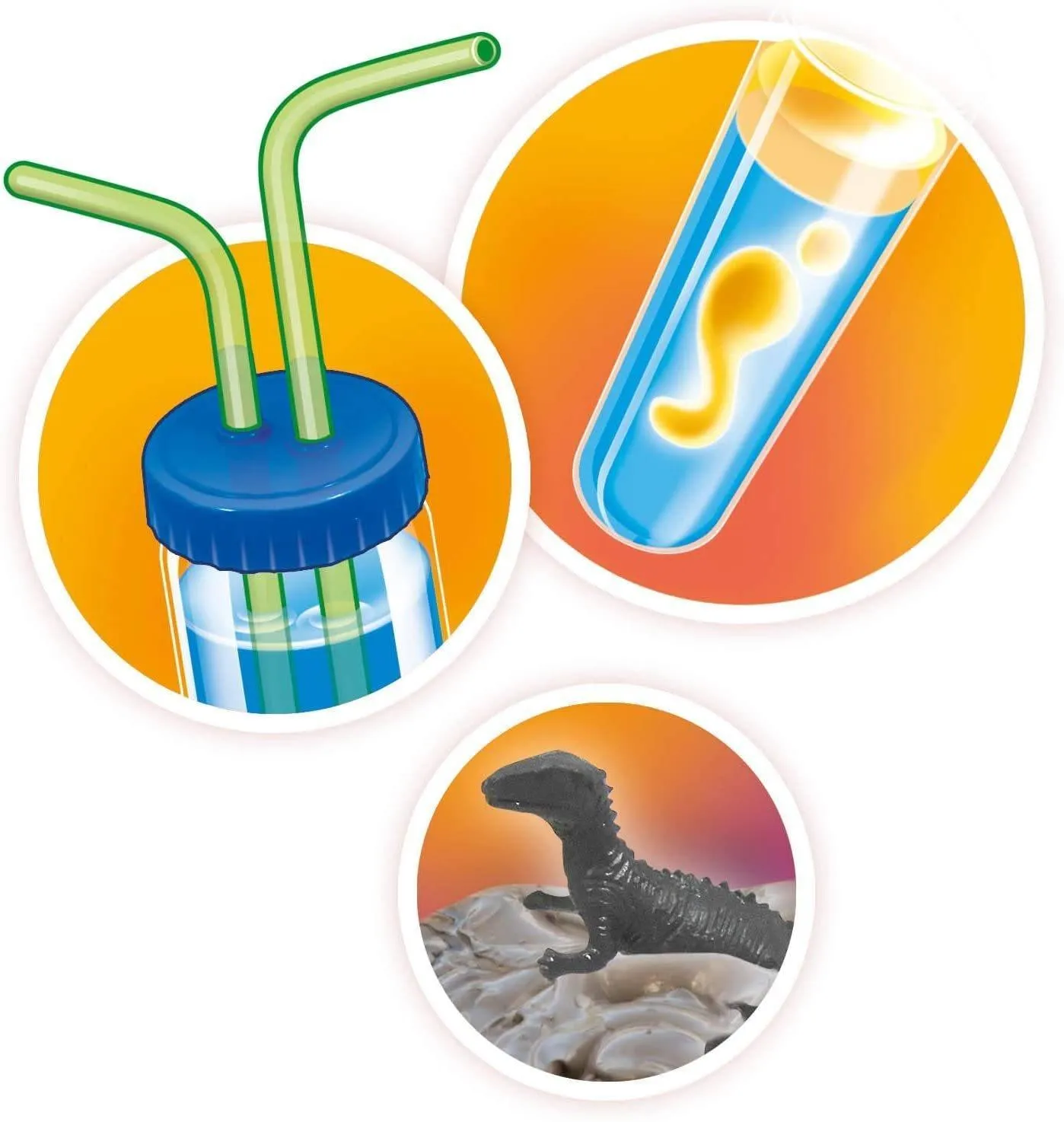 BUKI France 2224 - Volcanoes and Dinosaurs
