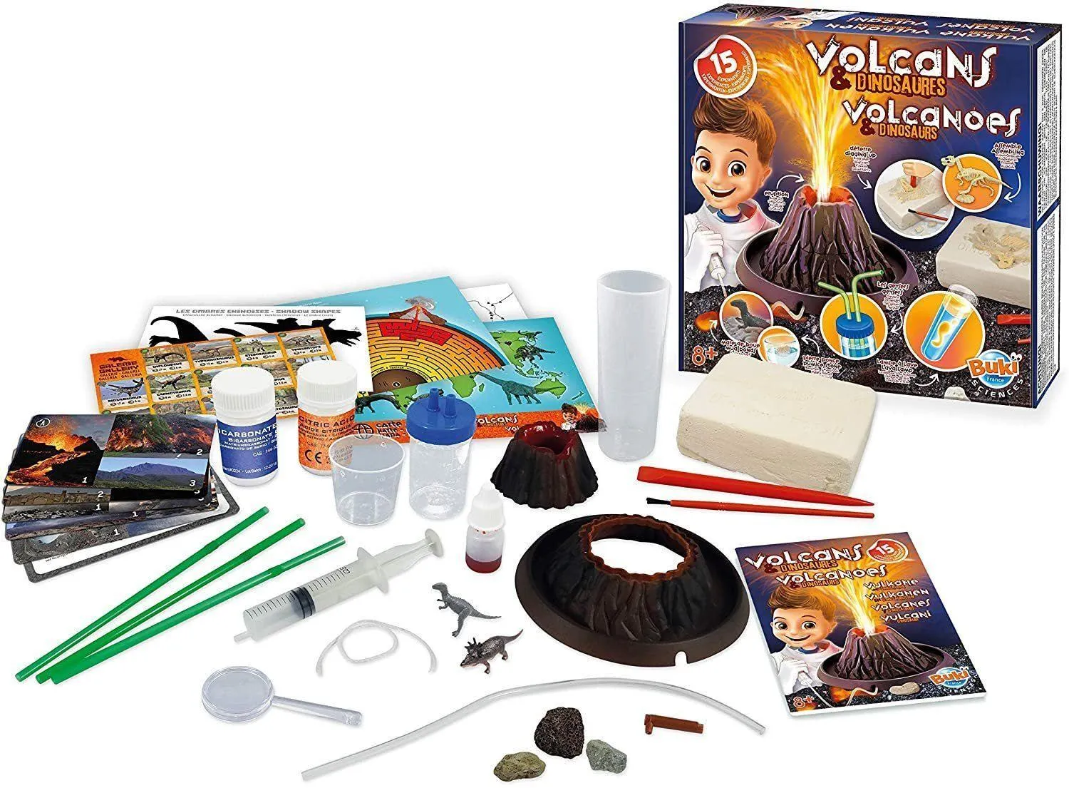 BUKI France 2224 - Volcanoes and Dinosaurs