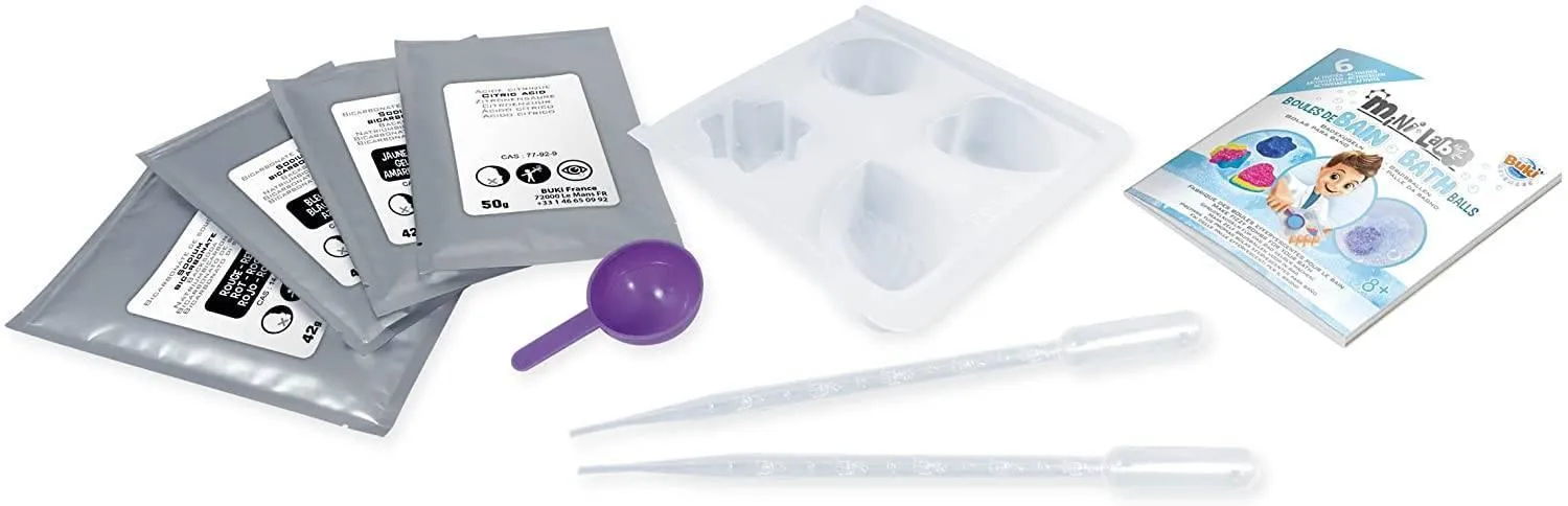 BUKI France 3010 - Mini Lab Bath Balls Playset