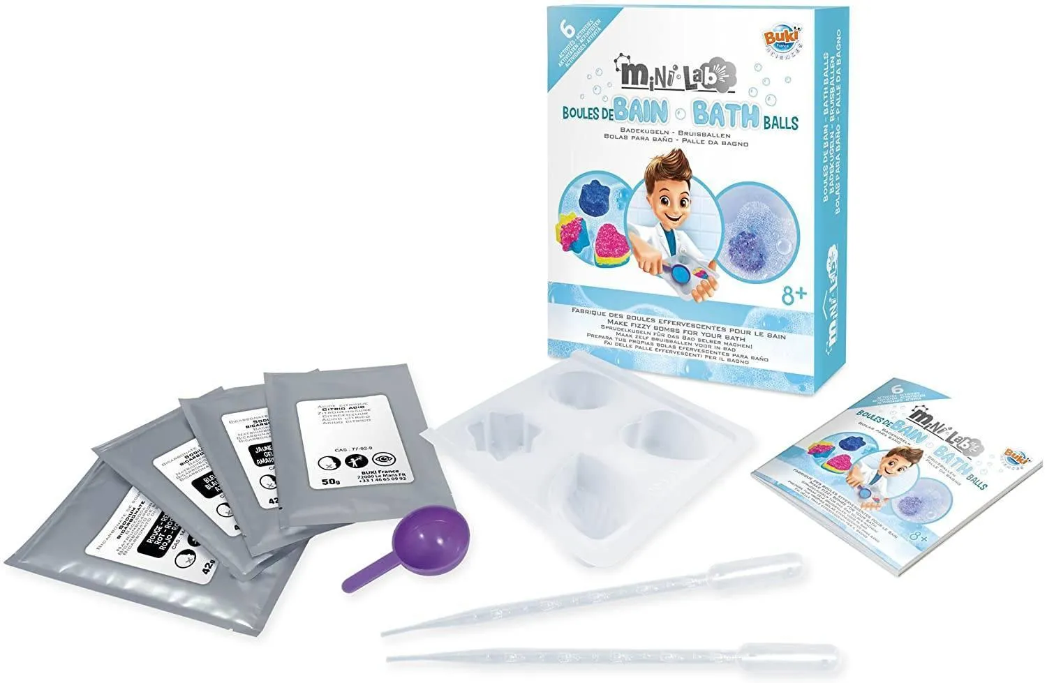 BUKI France 3010 - Mini Lab Bath Balls Playset