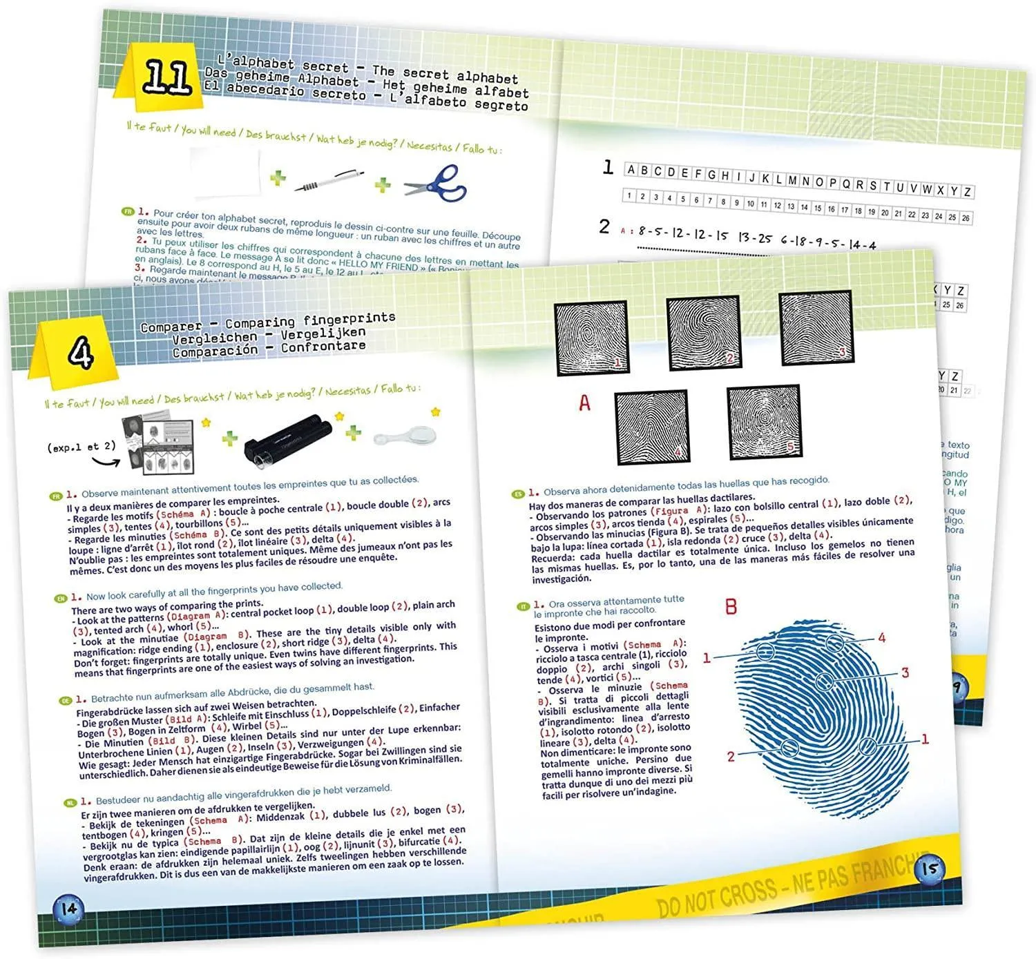 BUKI France 7101 Experiments Fingerprints