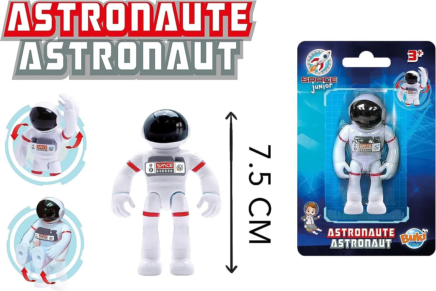 BUKI France Astronaute Figure 7.5cm