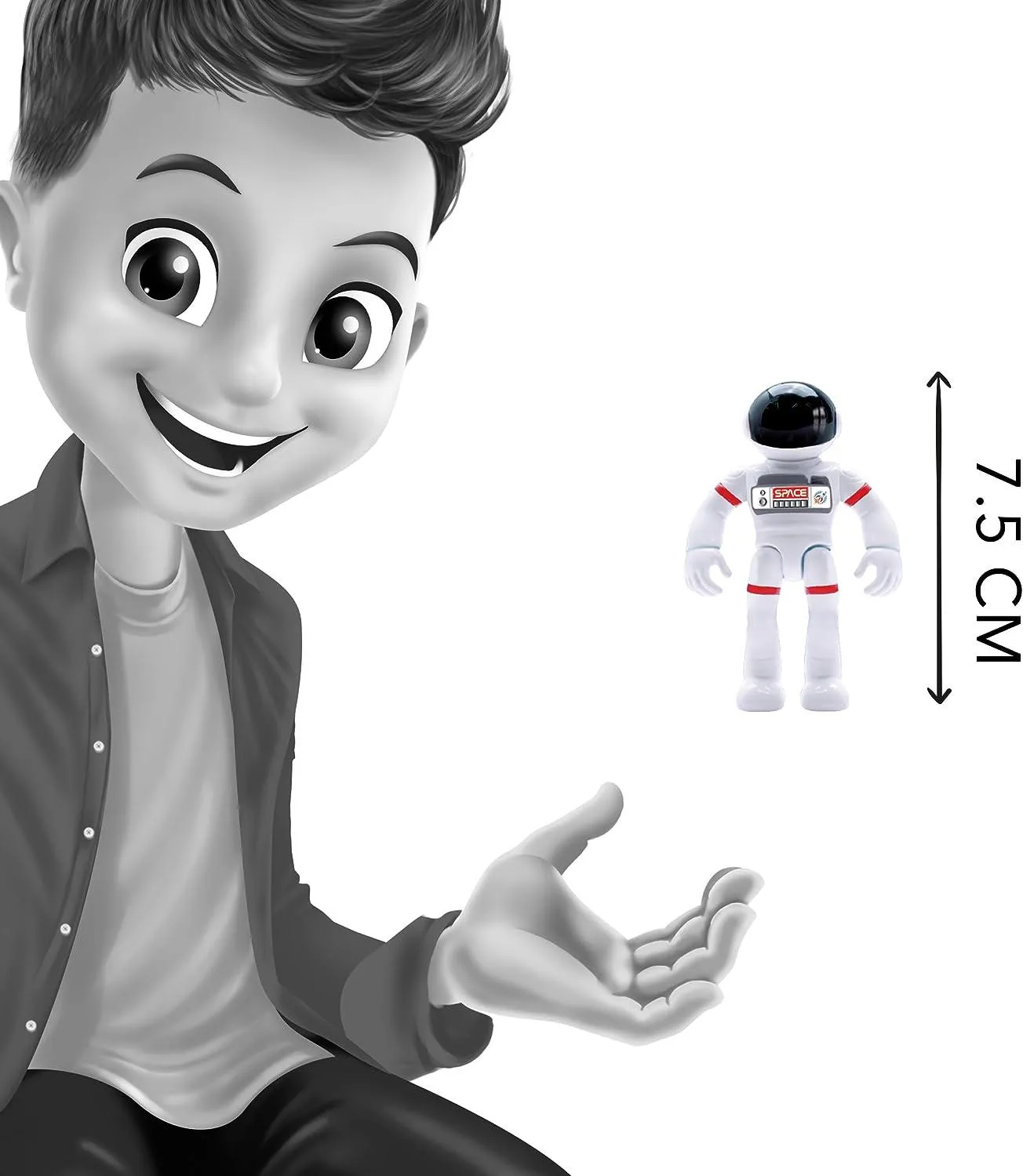 BUKI France Astronaute Figure 7.5cm