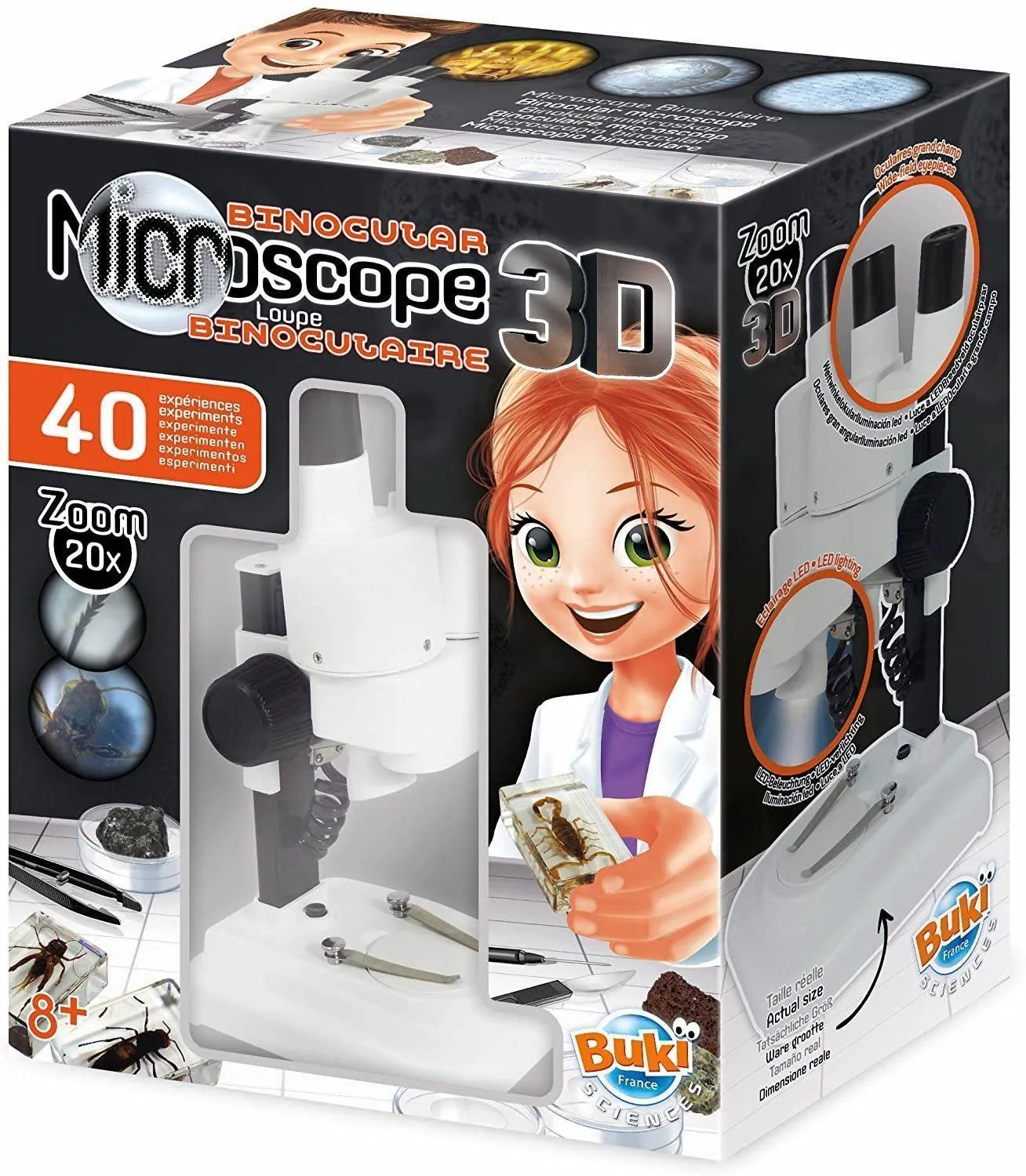 BUKI France MR500 - Binocular Microscope 3D
