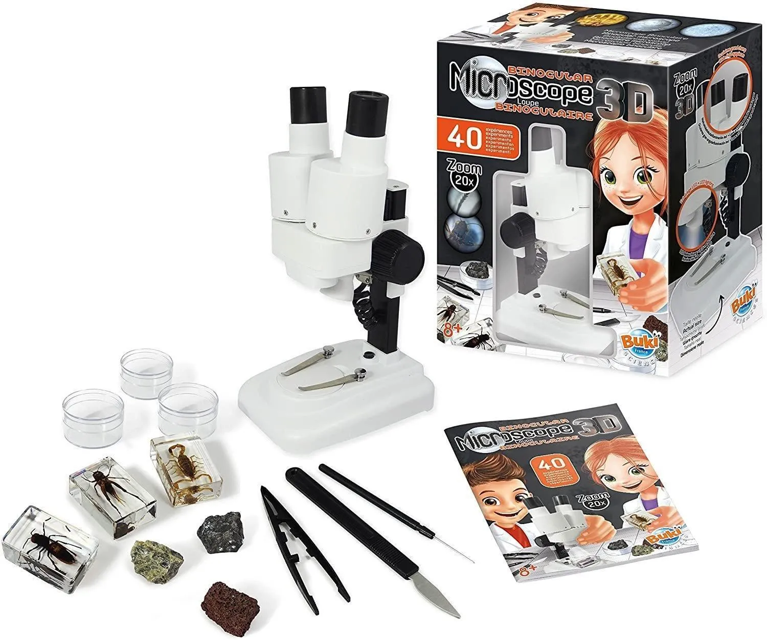 BUKI France MR500 - Binocular Microscope 3D