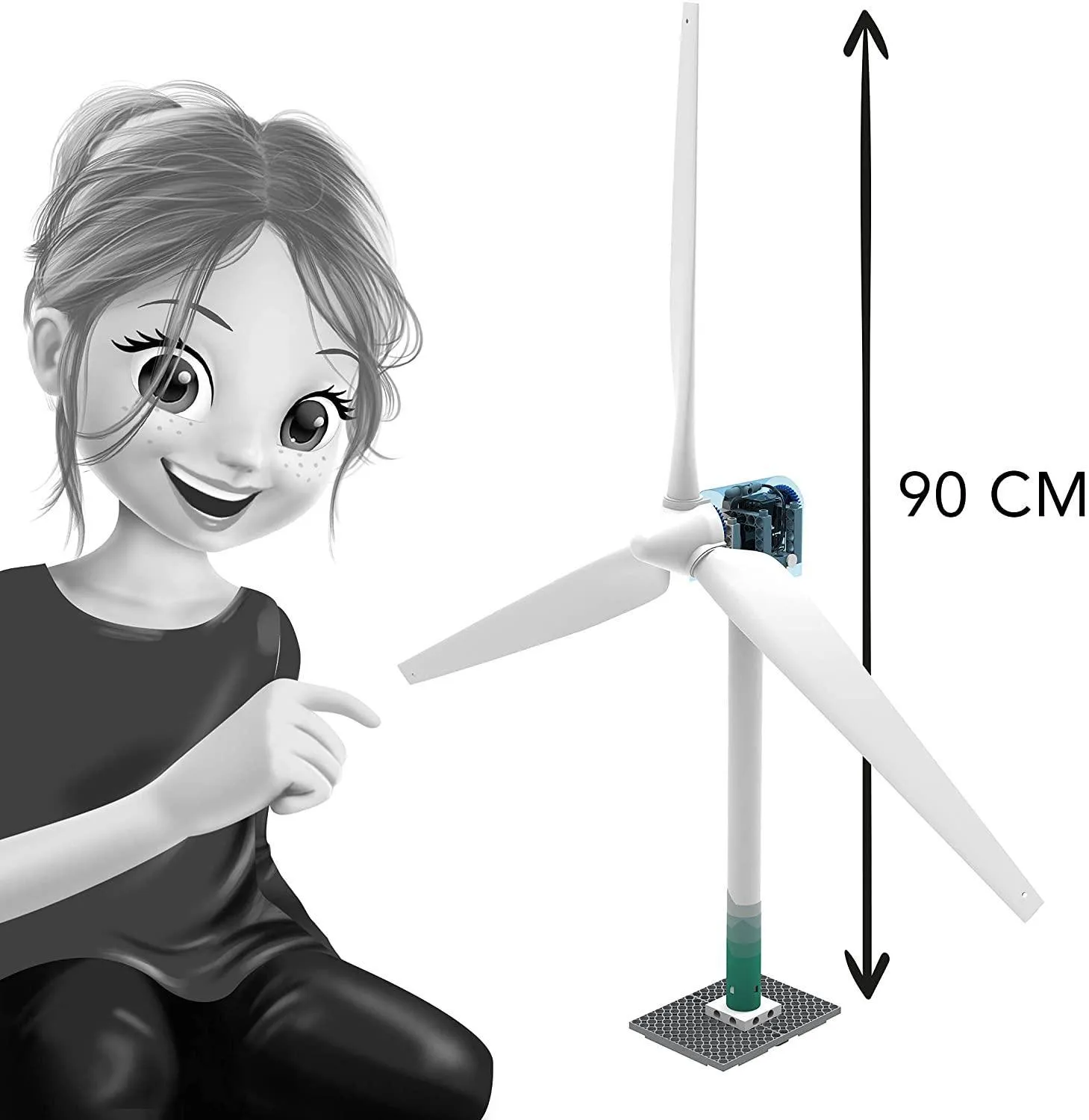 BUKI France Wind Turbine Educational Construction Playset
