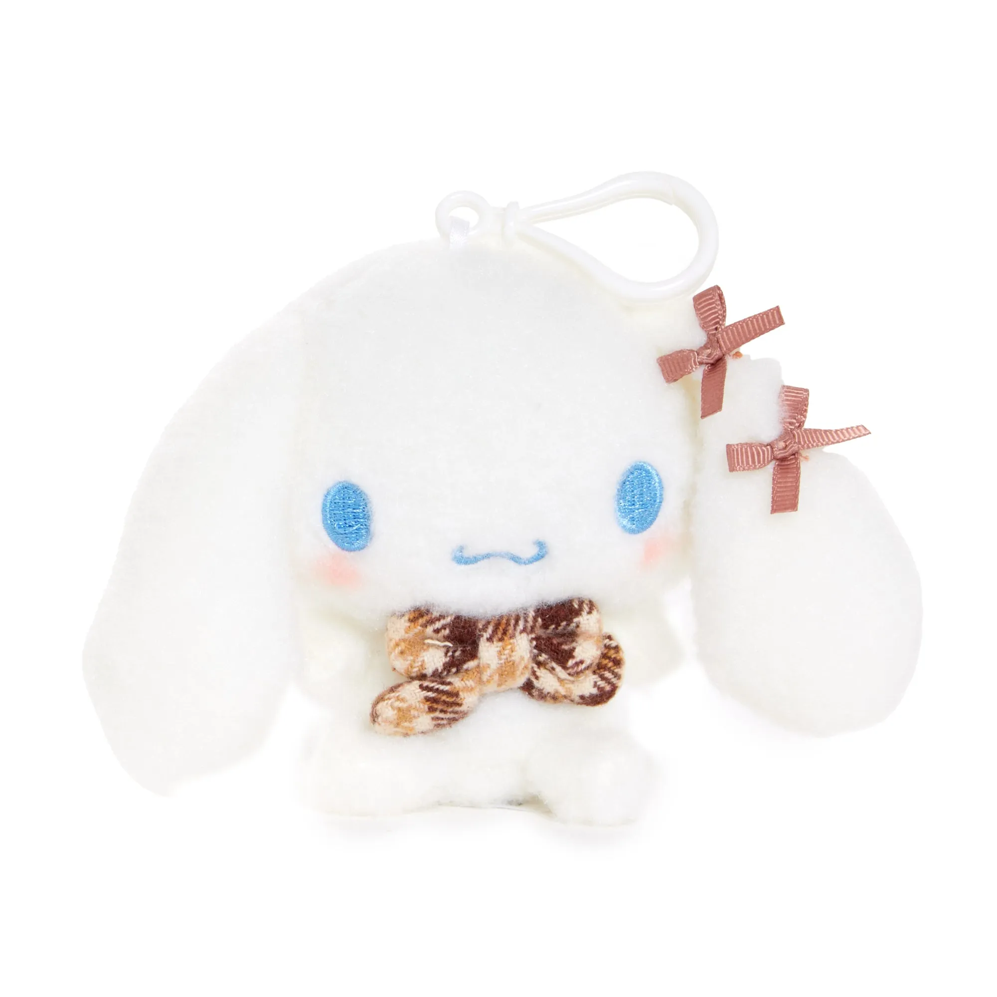 Cinnamoroll Mascot Clip (Mocha Check Series) SANRIO