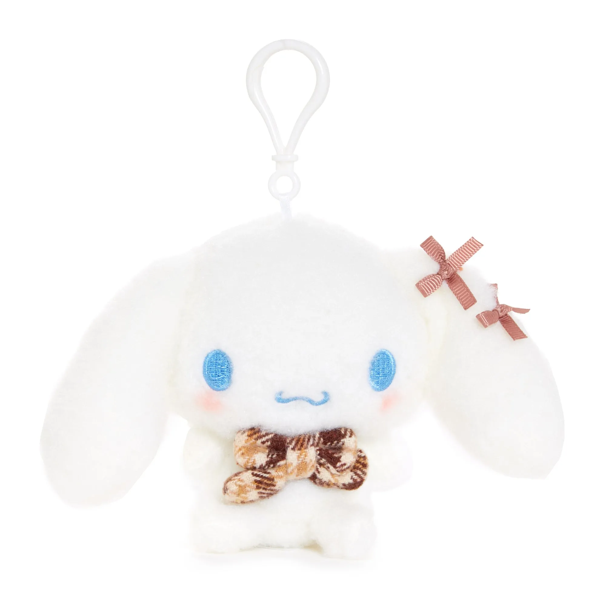 Cinnamoroll Mascot Clip (Mocha Check Series) SANRIO