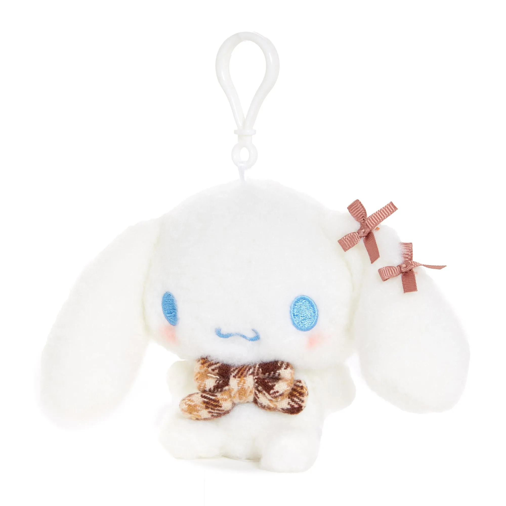 Cinnamoroll Mascot Clip (Mocha Check Series) SANRIO