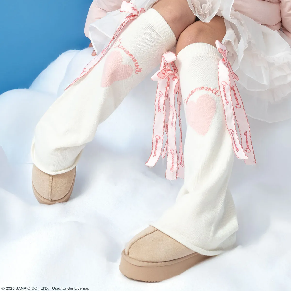 Cinnamoroll x JapanLA Bows Leg Warmers SANRIO