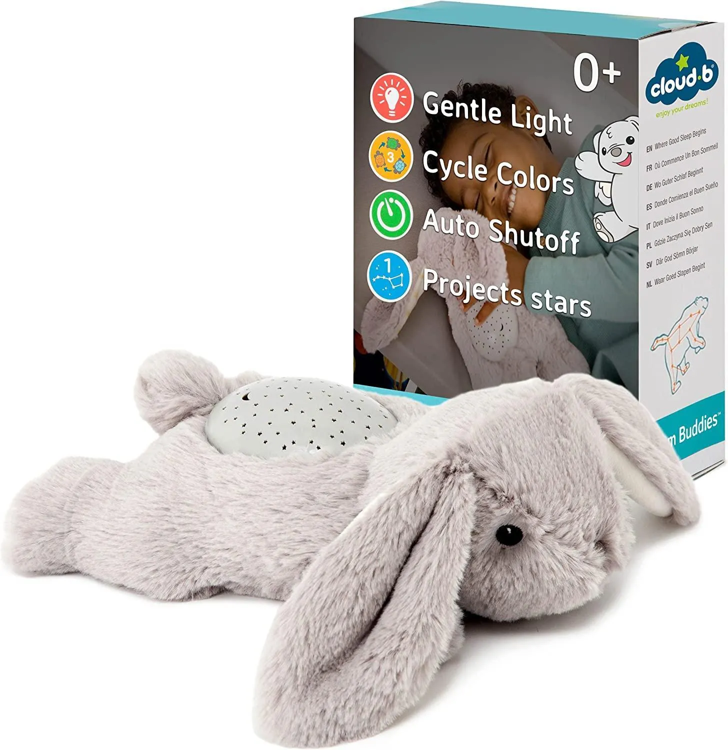 Cloud b Calming Mini Nightlight Star Projector Benny The Bunny