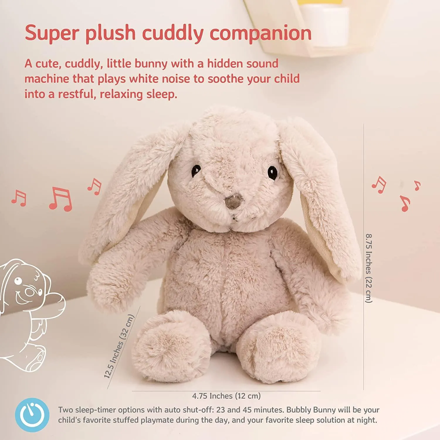 Cloud b Soothing Sound Machine Bubbly Bunny