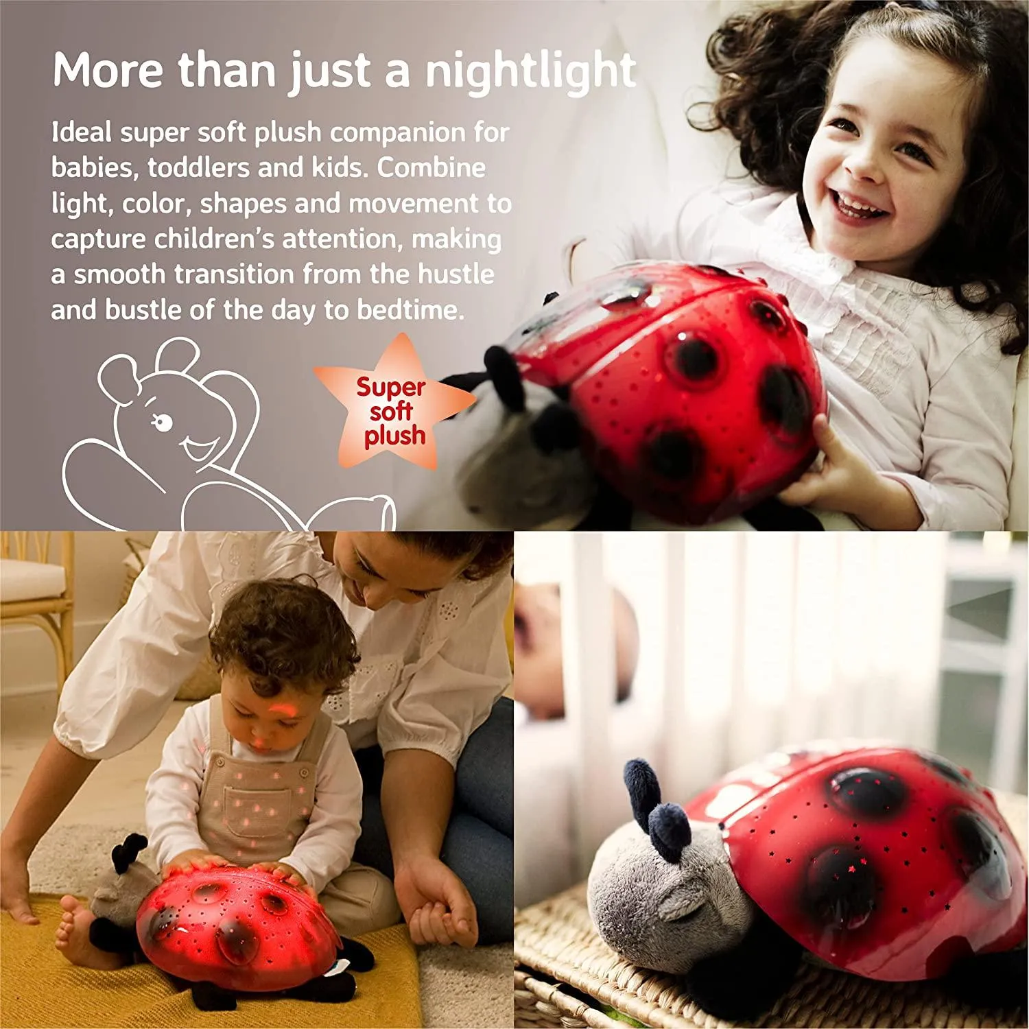 Cloud b Twilight Ladybug Nightlight Star Projector - Classic Night Light