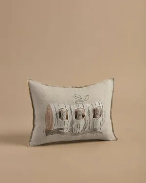 Coral & Tusk Aspen Log Bunnies Pocket Pillow Odin Parker