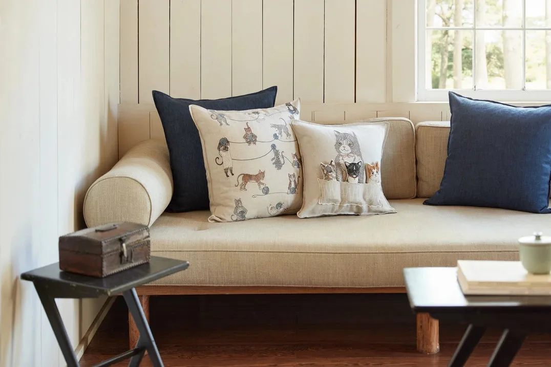 Coral & Tusk Basket of Kittens Pocket Pillow (ships in approximately one week) Odin Parker
