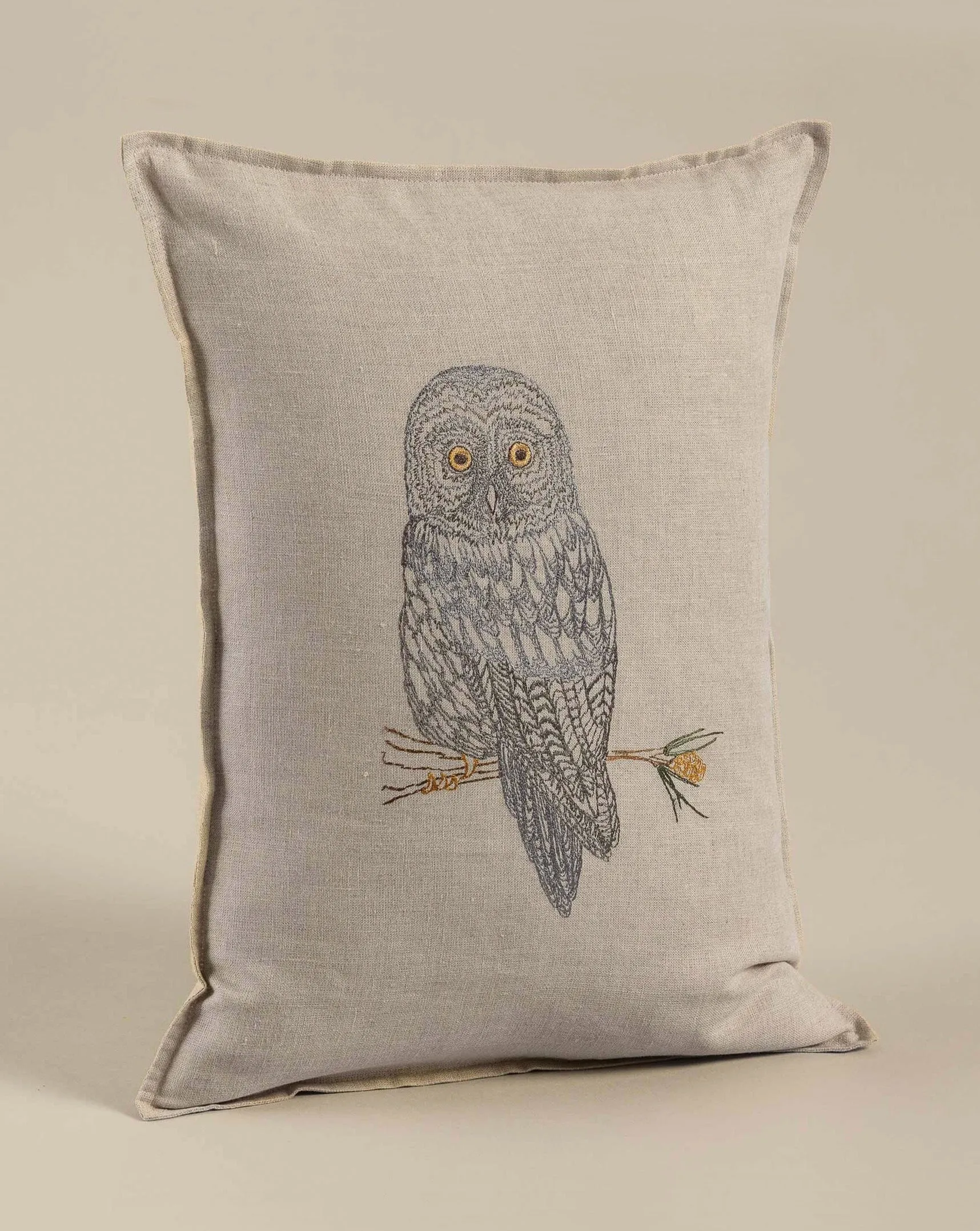 Coral & Tusk Great Grey Owl Pillow Odin Parker