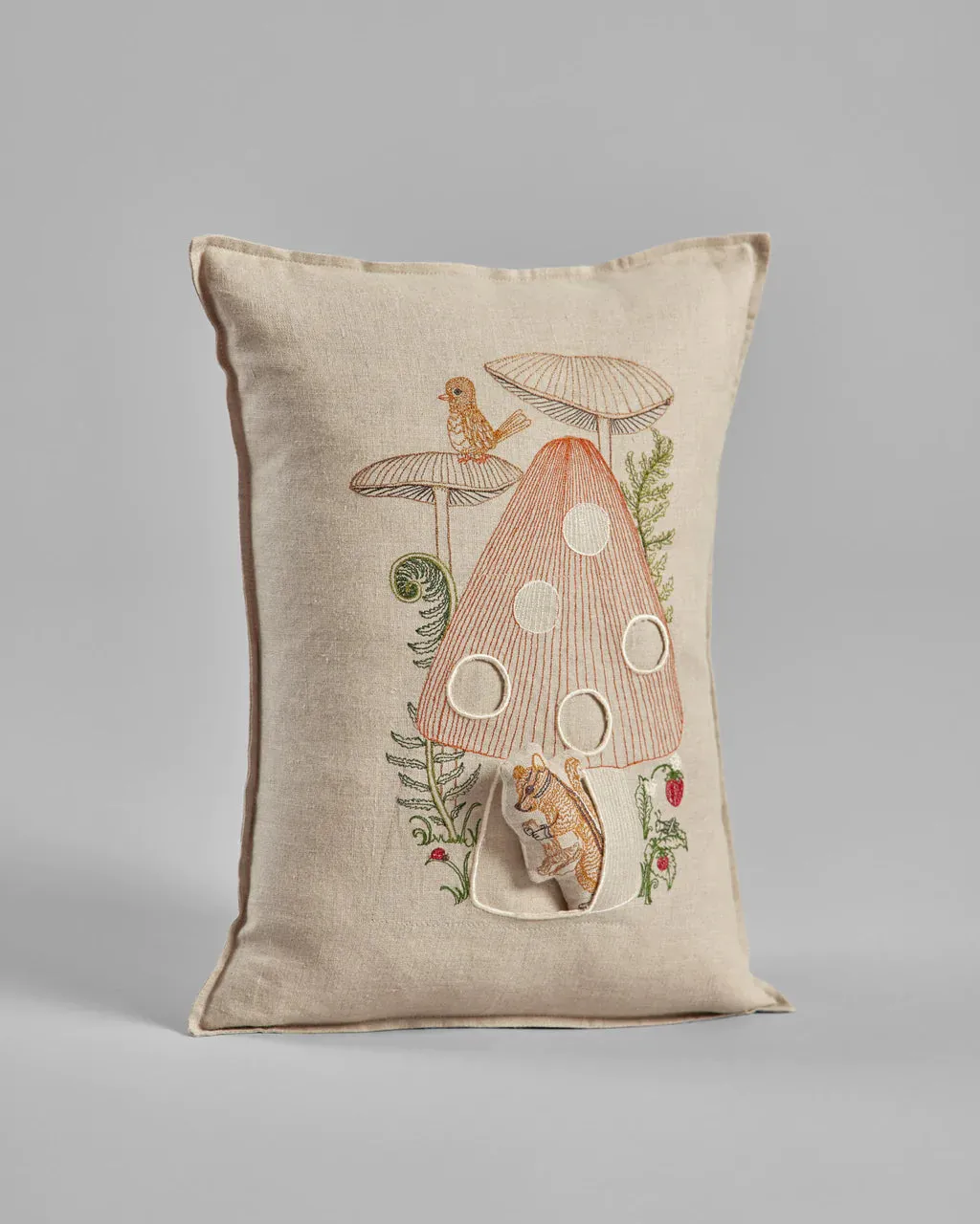 Coral & Tusk Mushroom House Pocket Pillow Odin Parker