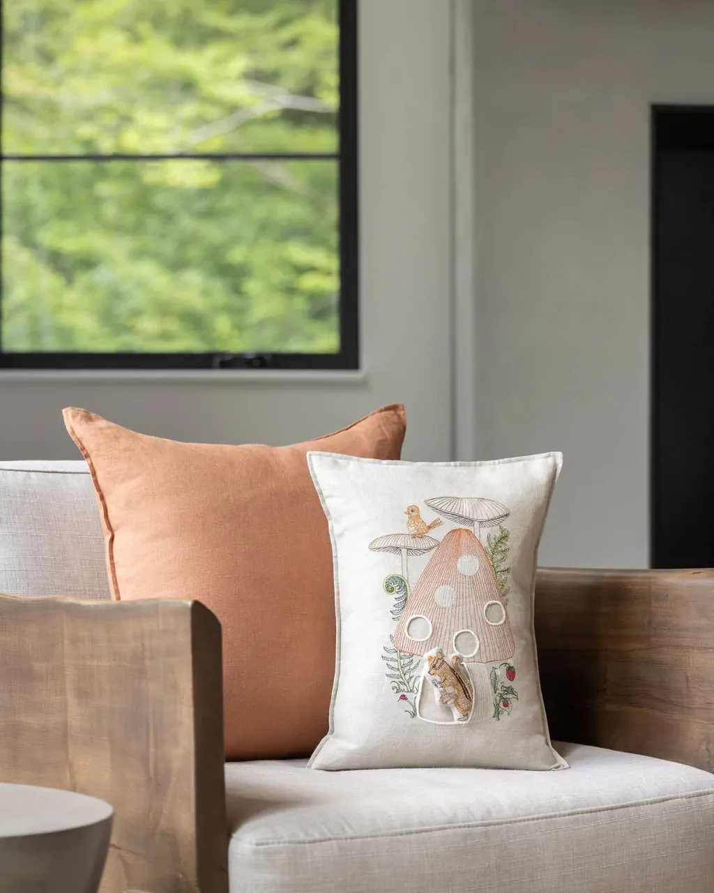 Coral & Tusk Mushroom House Pocket Pillow Odin Parker