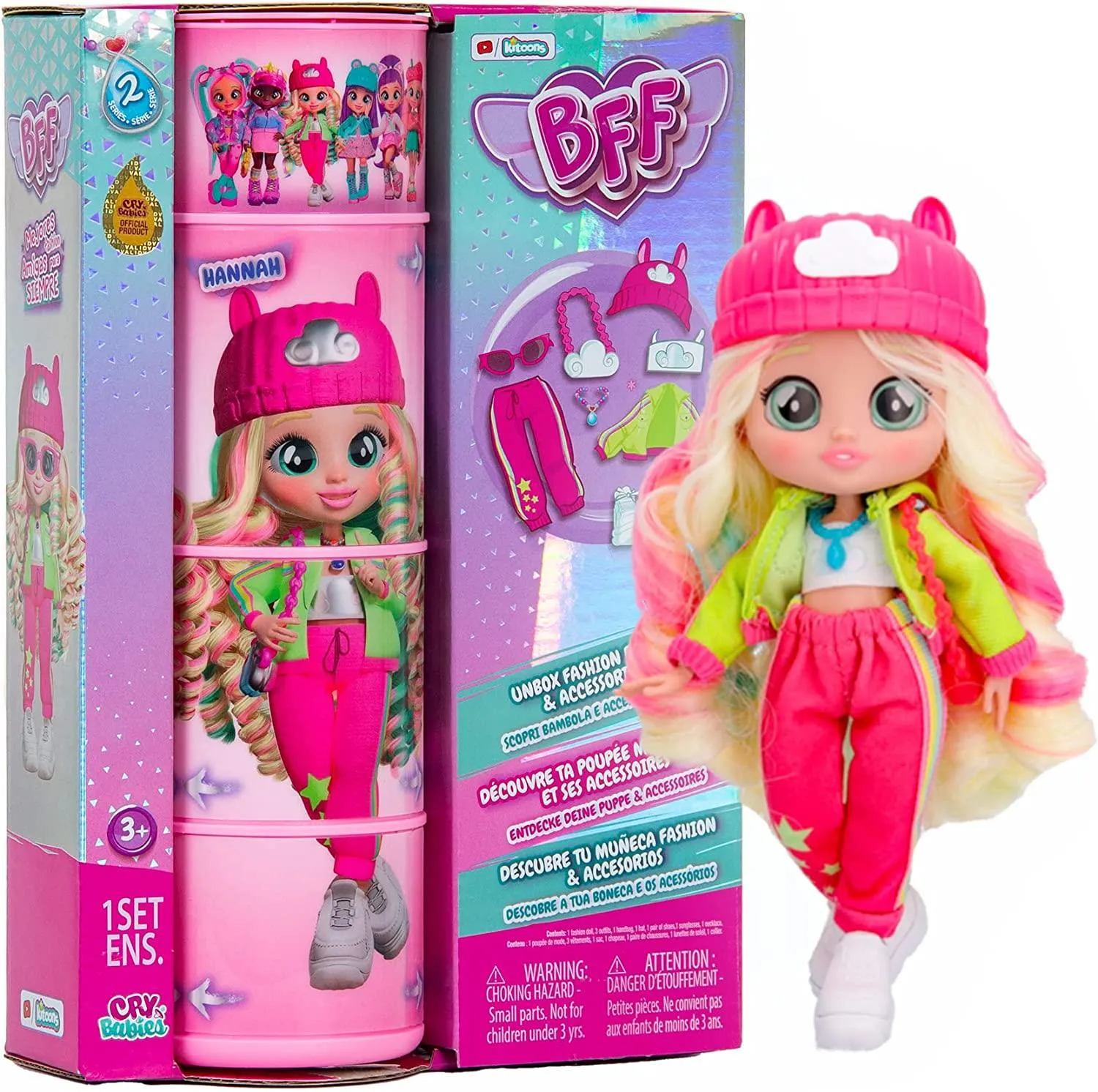 Cry Babies BFF  Fashion Doll with  Surprises - Assorted