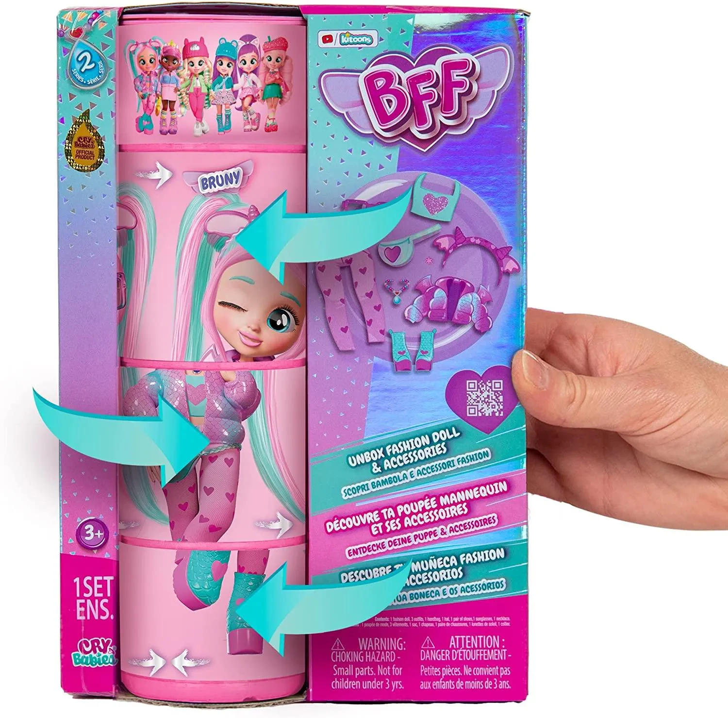 Cry Babies BFF  Fashion Doll with  Surprises - Assorted
