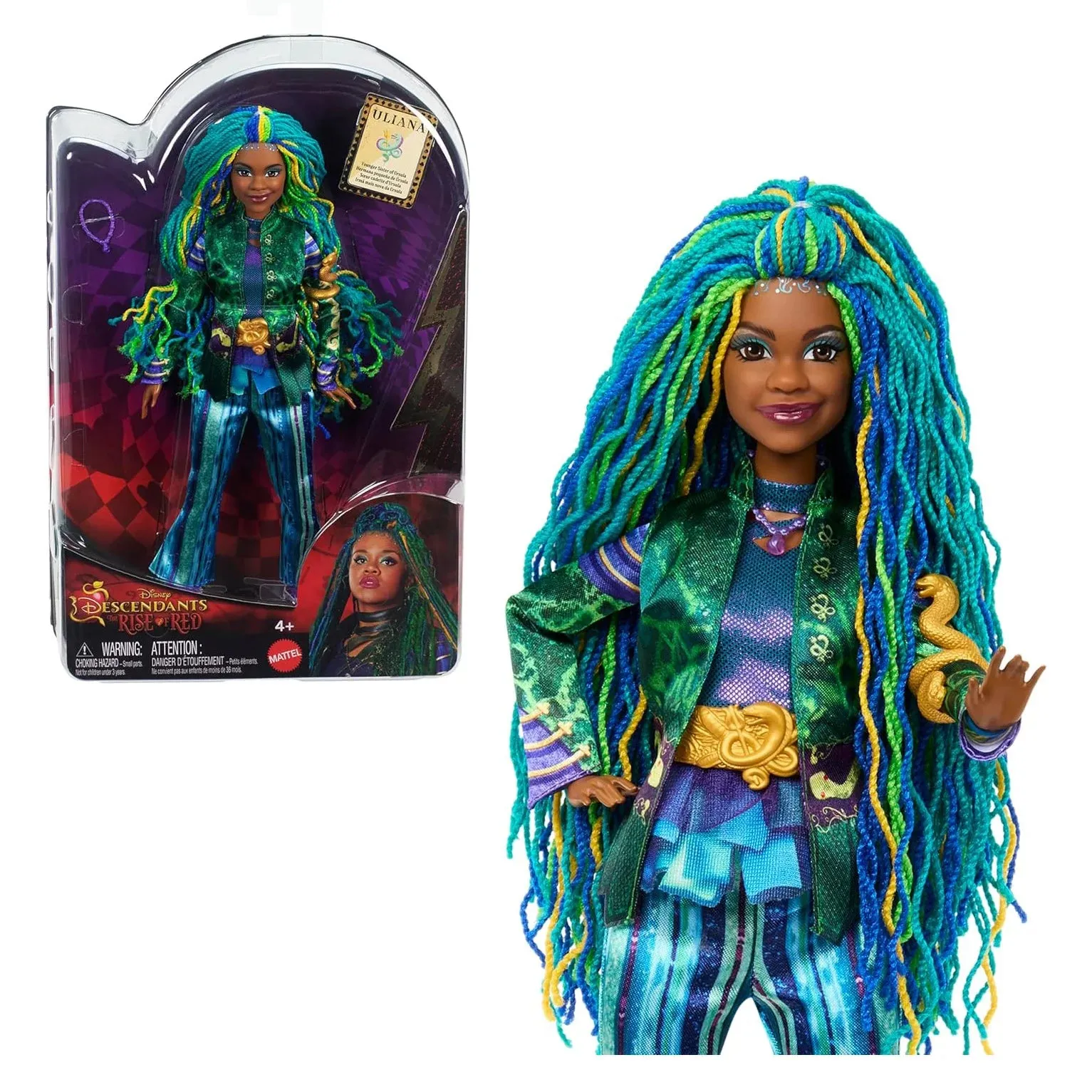 Descendants: The Rise of Red Fashion Doll & Accessory - Uliana