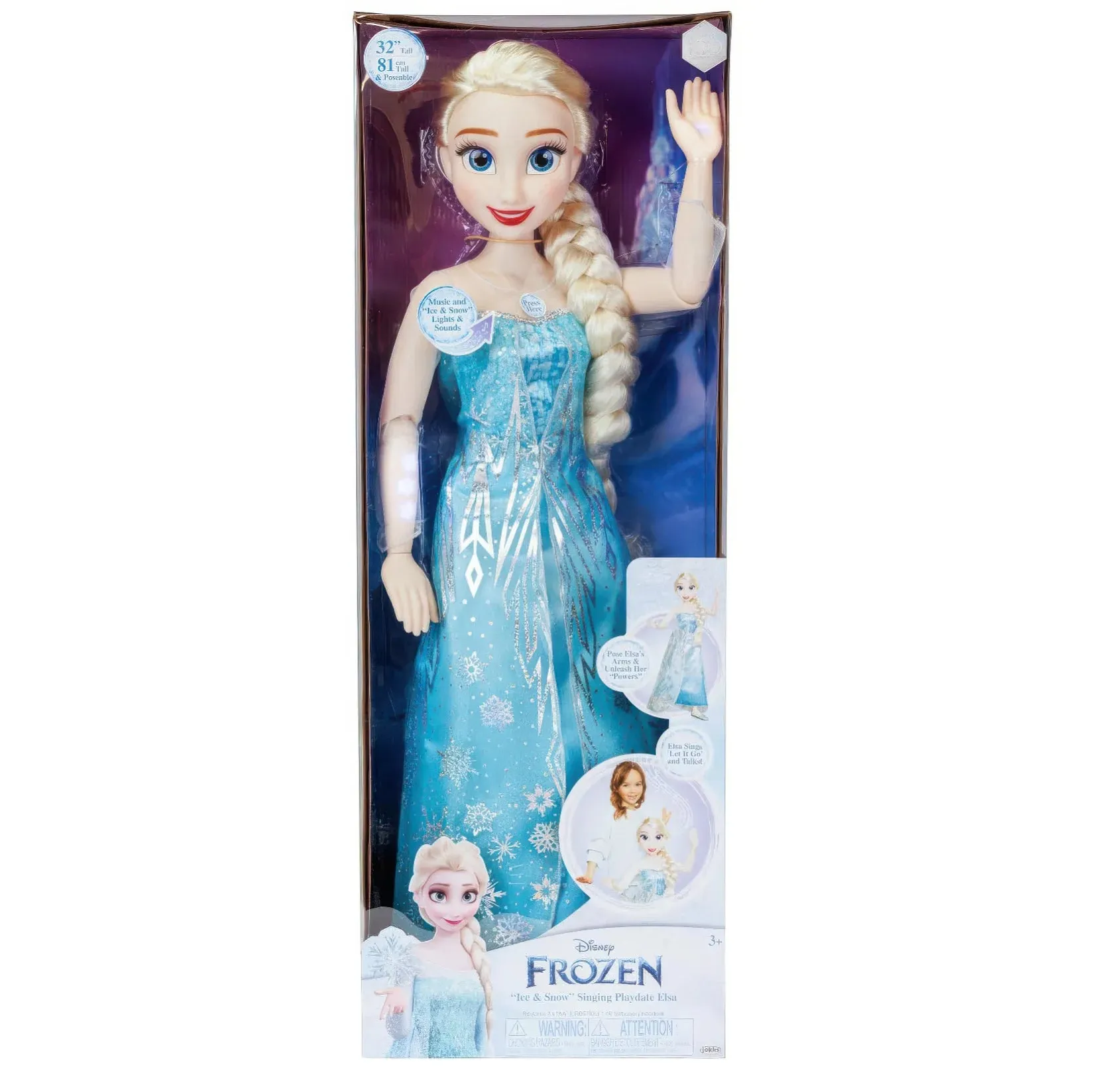 Disney Frozen My Friend Elsa Doll 80cm