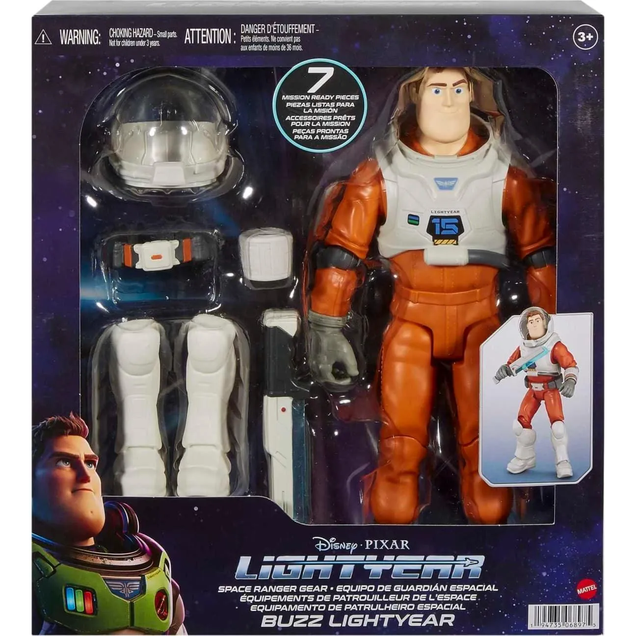 Disney Pixar Lightyear Space Ranger Gear Xl-01 Buzz Lightyear Figure