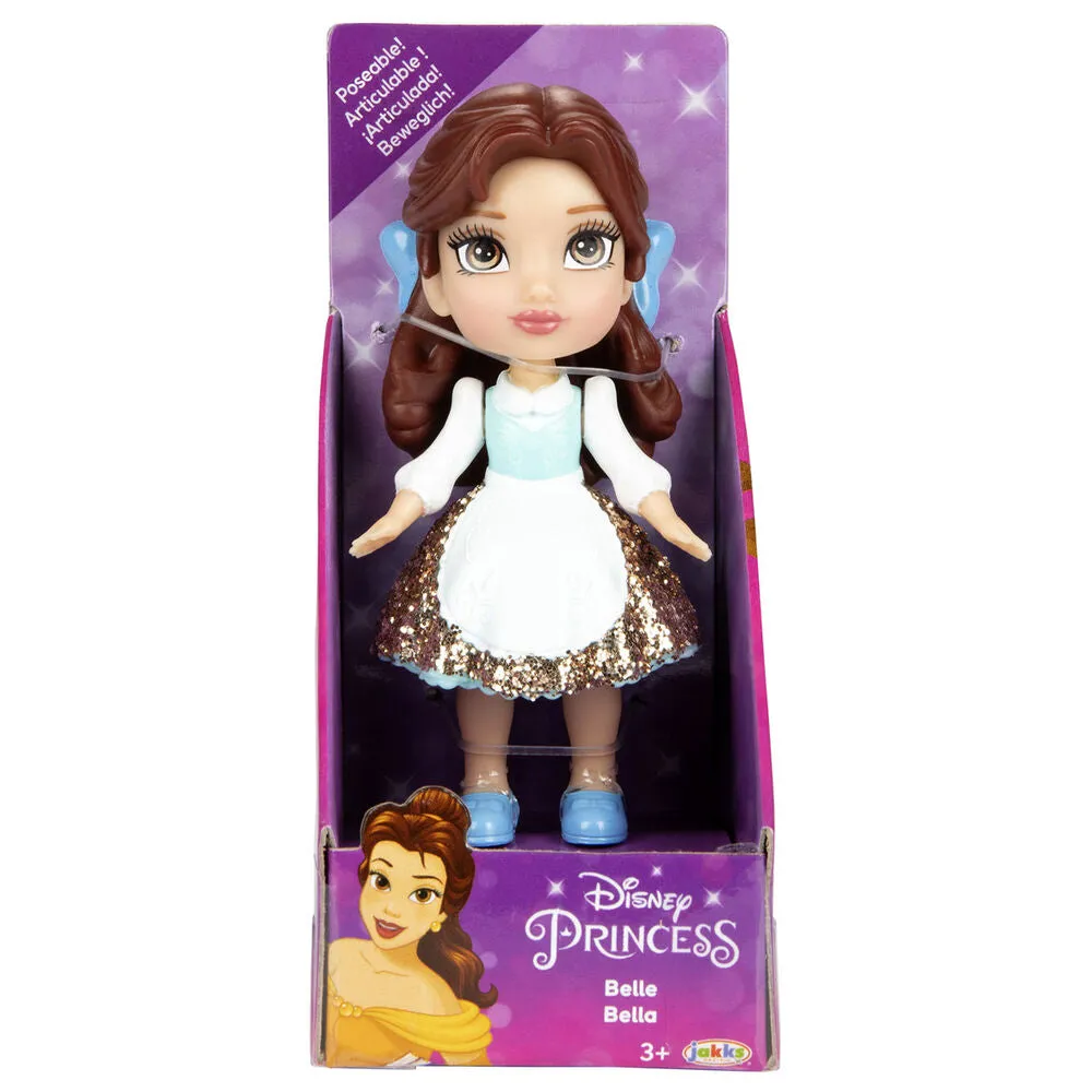Disney Princess Mini Glitter Doll 8cm - Assorted