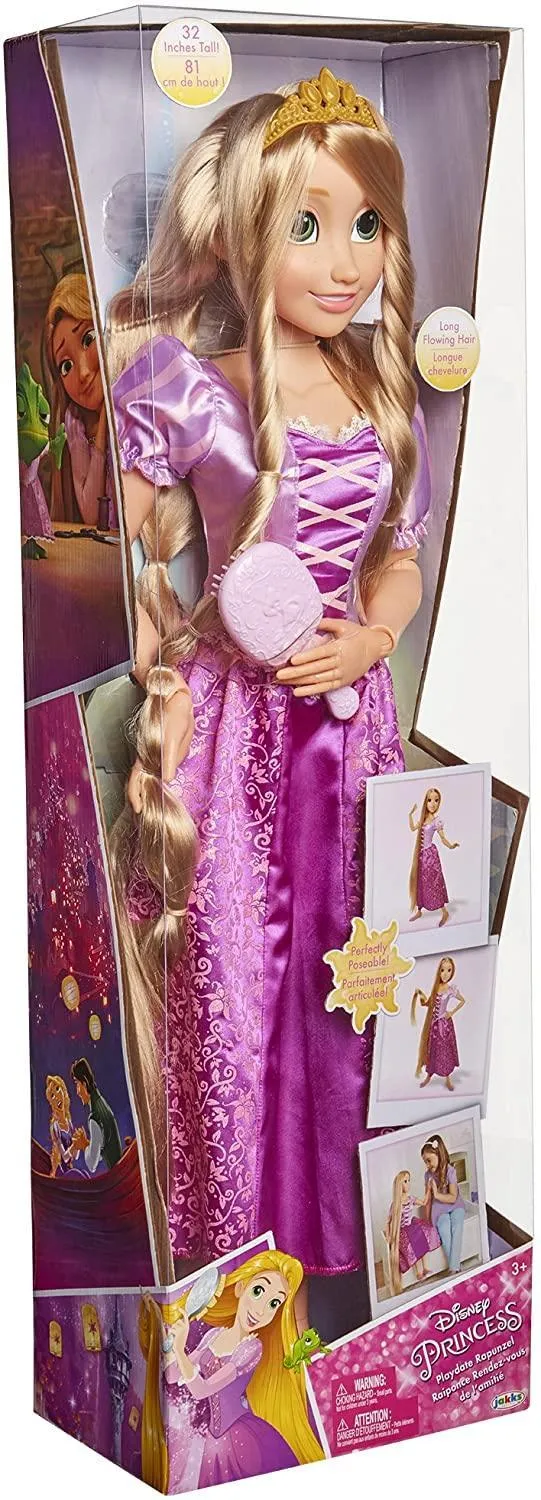 Disney Princess Rapunzel Giant 80cm Playdate Doll