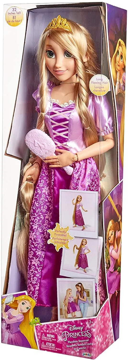 Disney Princess Rapunzel Giant 80cm Playdate Doll