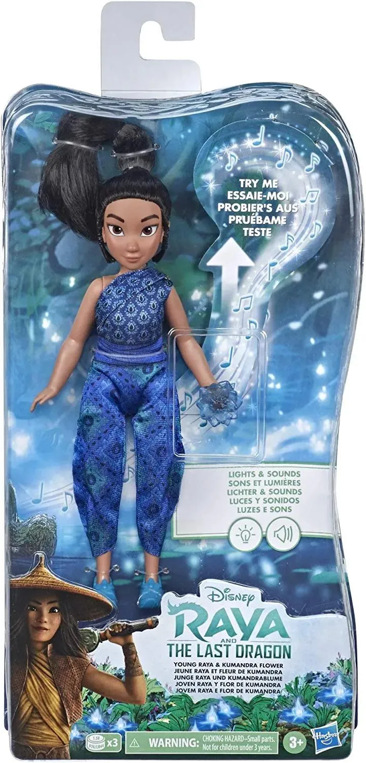 Disney Princess Young Raya And Kumandra Flower Doll