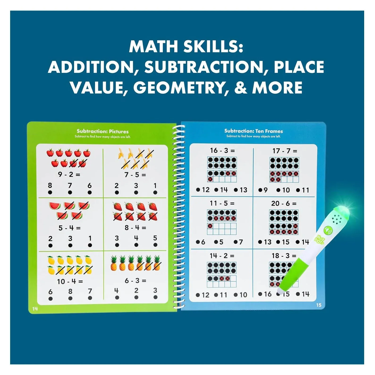 Educational Insights Hot Dots Let's Learn Math 1st Grade